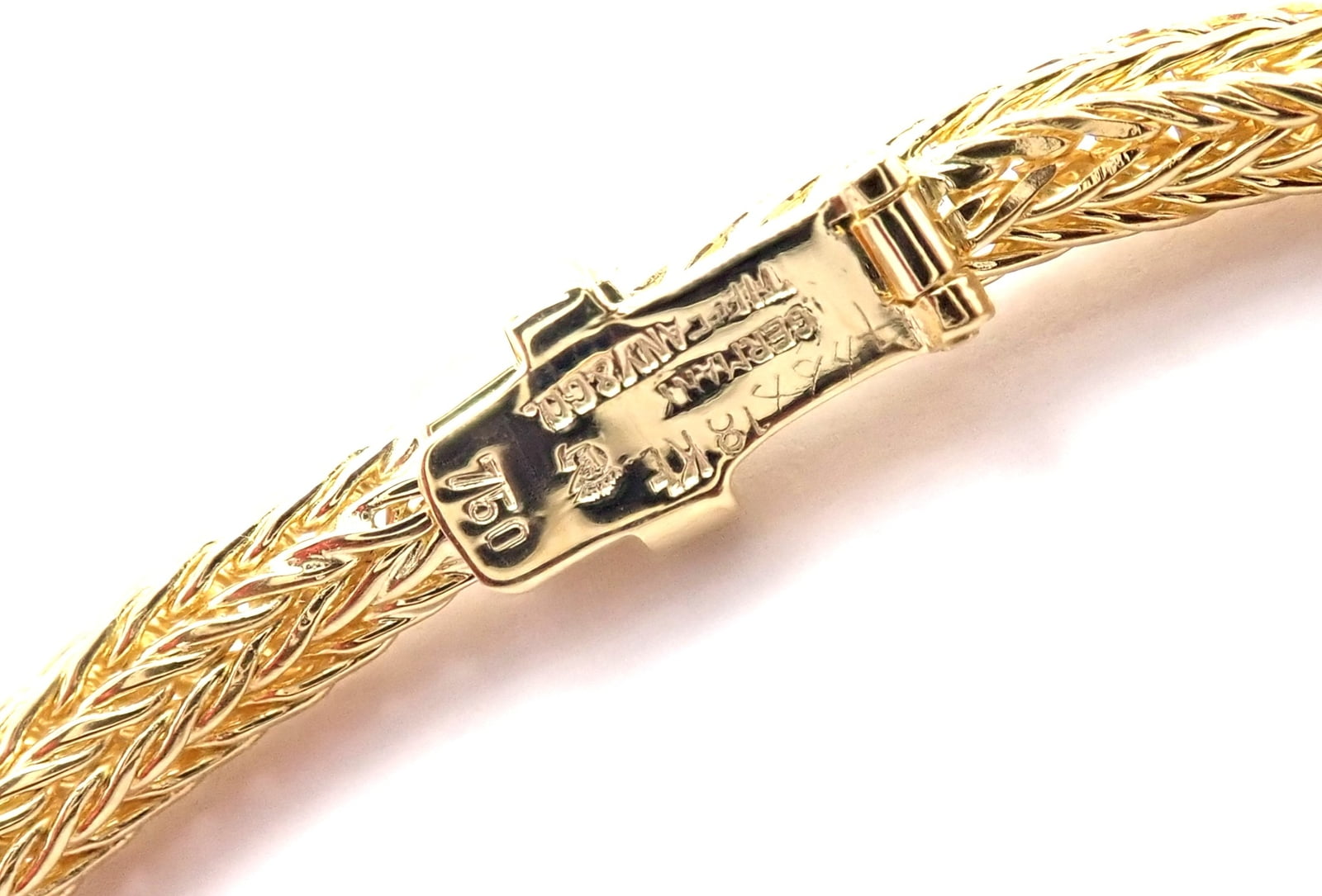Tiffany & Co. Jewelry & Watches:Fine Jewelry:Necklaces & Pendants Authentic! Vintage Tiffany & Co 18k Yellow Gold Foxtail Link Chain Necklace