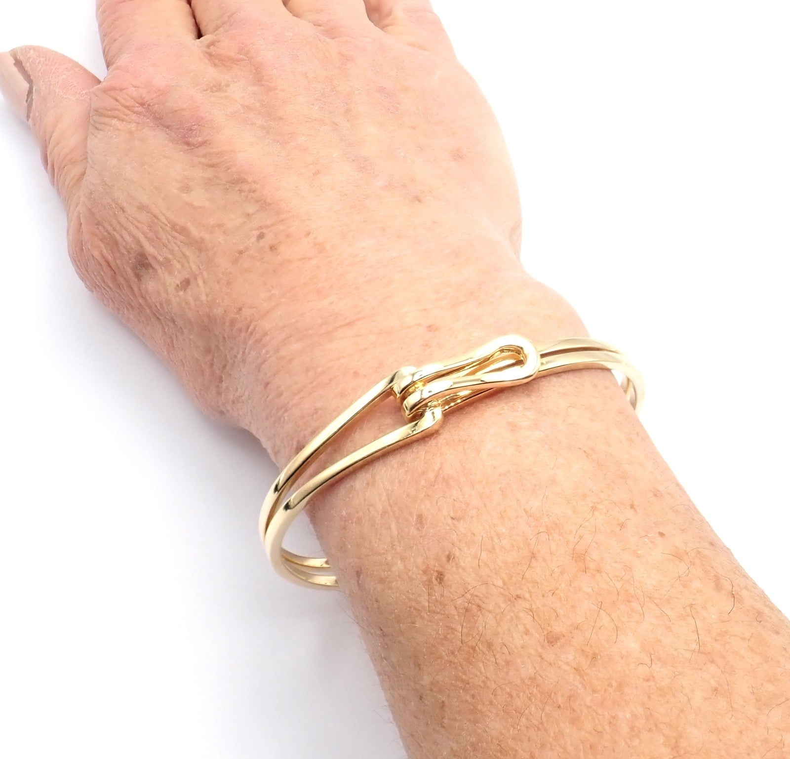 Rare! Authentic! Tom Ford 18k Yellow Gold Bangle Bracelet | Fortrove