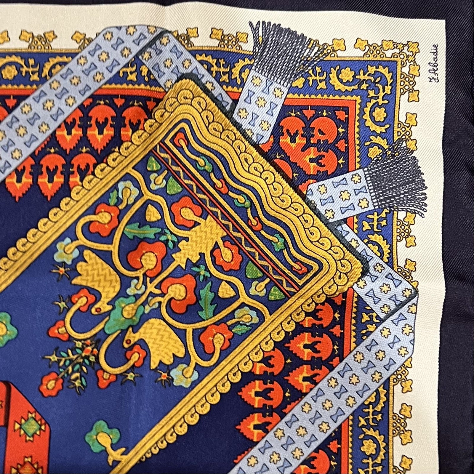 Hermes Clothing, Shoes & Accessories:Women:Women's Accessories:Scarves & Wraps Authentic Hermes Brins d’Or 45cm Silk Scarf