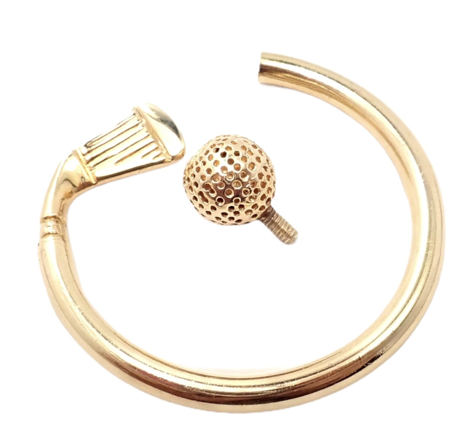 Tiffany & Co. Jewelry & Watches:Fine Jewelry:Rings Authentic! Tiffany & Co. 18k Yellow Gold Golf Club & Ball Keychain Keyring