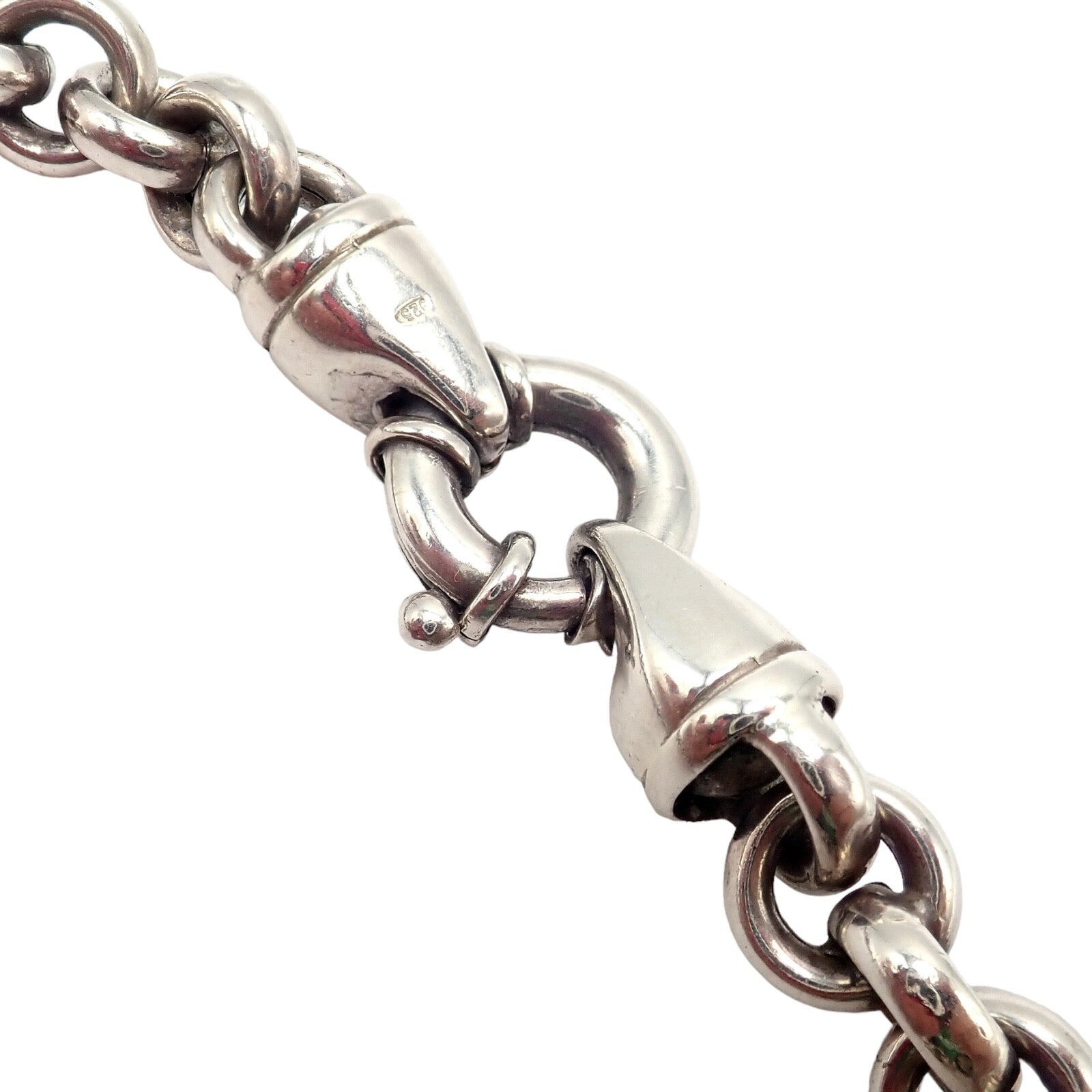 Tiffany & Co. Jewelry & Watches:Fine Jewelry:Necklaces & Pendants Authentic! Tiffany & Co Sterling Silver Circle Link Long 32" Chain Necklace