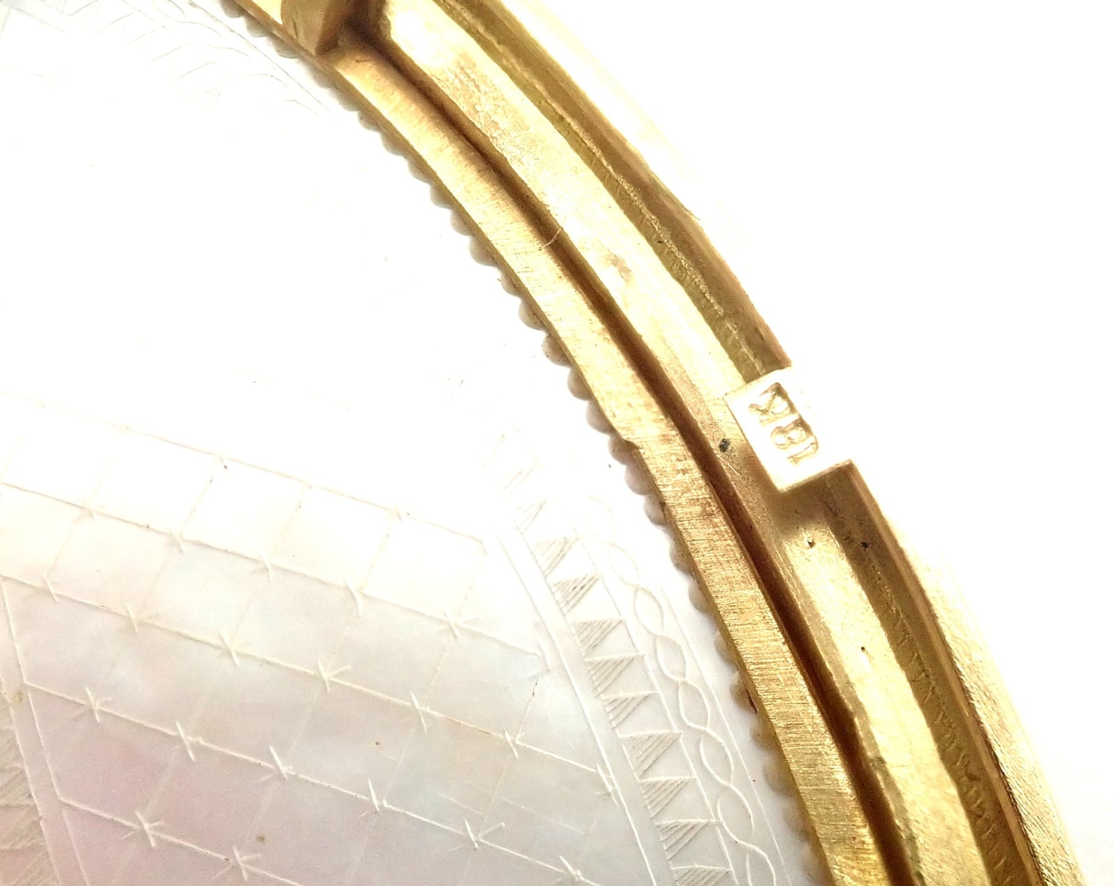 Elizabeth Locke Jewelry & Watches:Fine Jewelry:Brooches & Pins Authentic! Elizabeth Locke 18k Yellow Gold Pearl Mother Of Pearl Pin Brooch