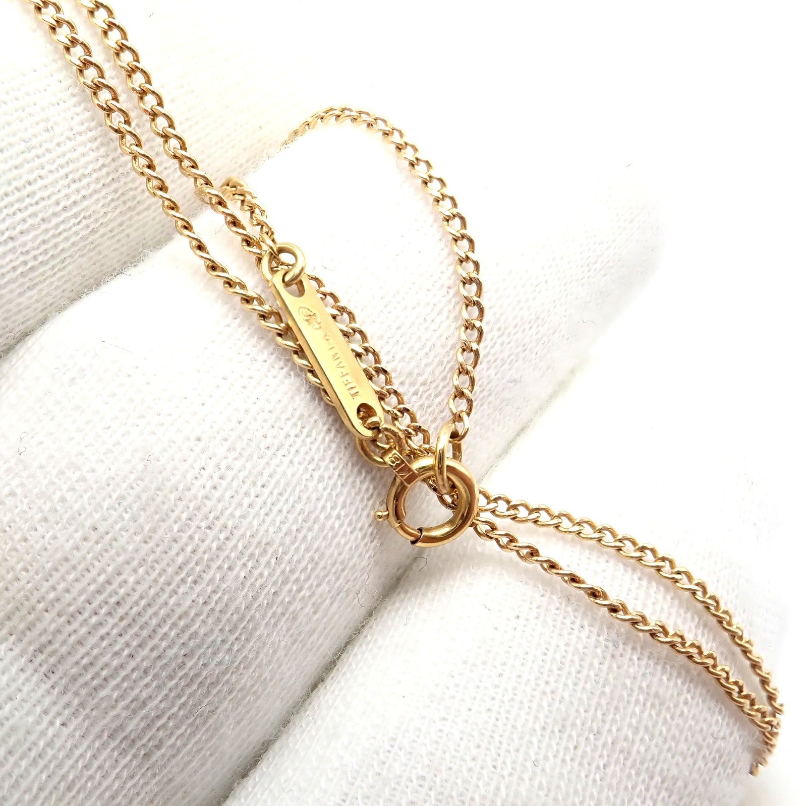 Rare! Tiffany & Co Ralph Lauren 18k Yellow Gold Nautical Bell Pendant Necklace | Fortrove