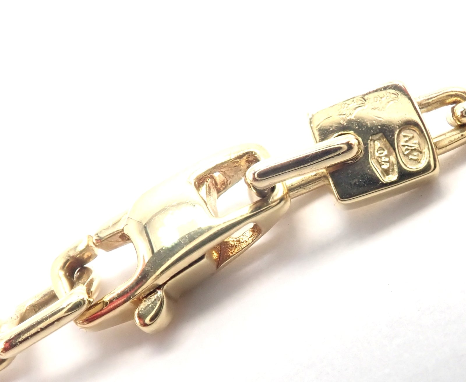 Louis Vuitton Jewelry & Watches:Fine Jewelry:Necklaces & Pendants Authentic! Louis Vuitton 18k Yellow Gold Quartz Purse Bag Pendant Chain Necklace