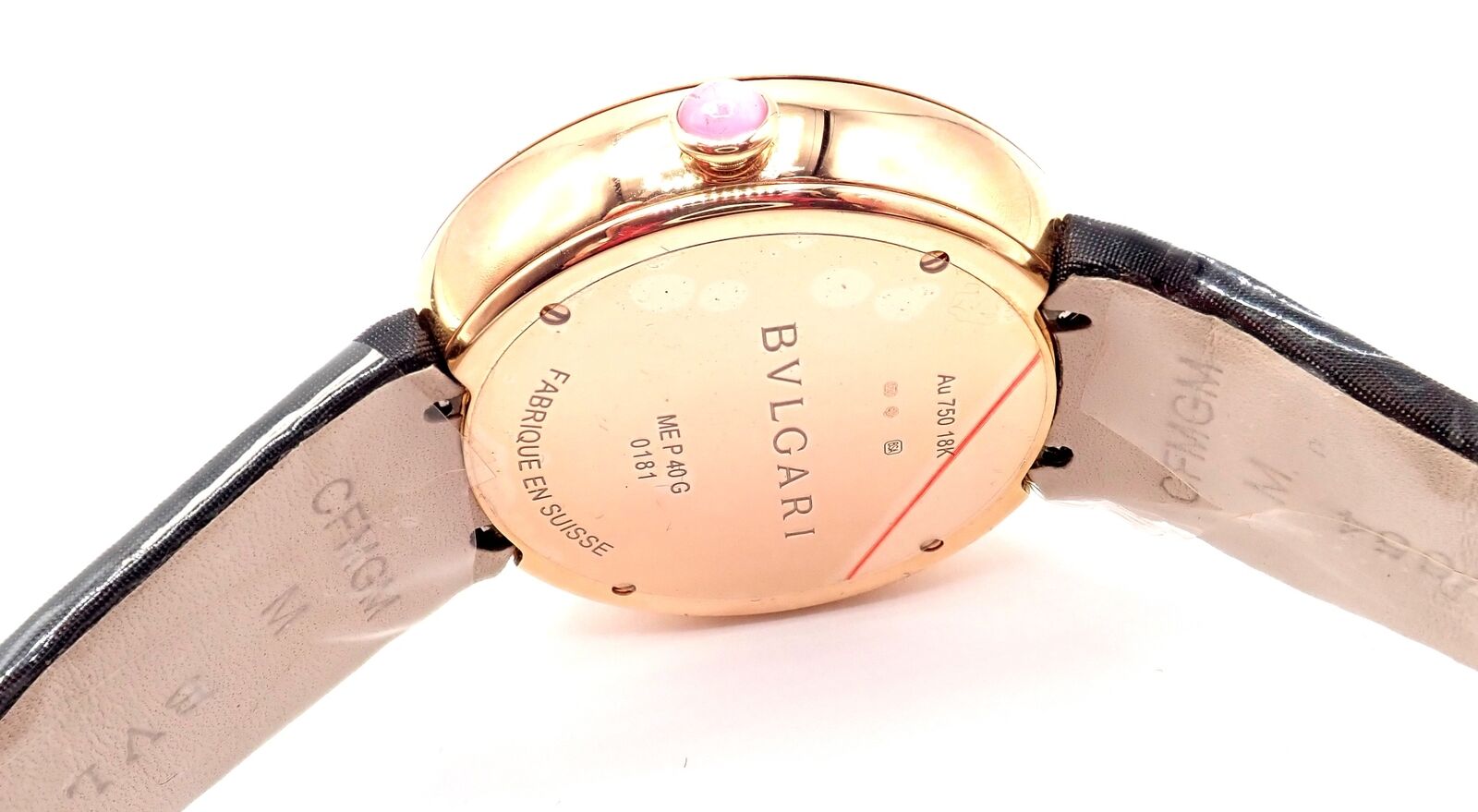 Bulgari Mediterranian Eden 18k Rose Gold Diamond Color Stone MOP Watch Box Paper | Fortrove