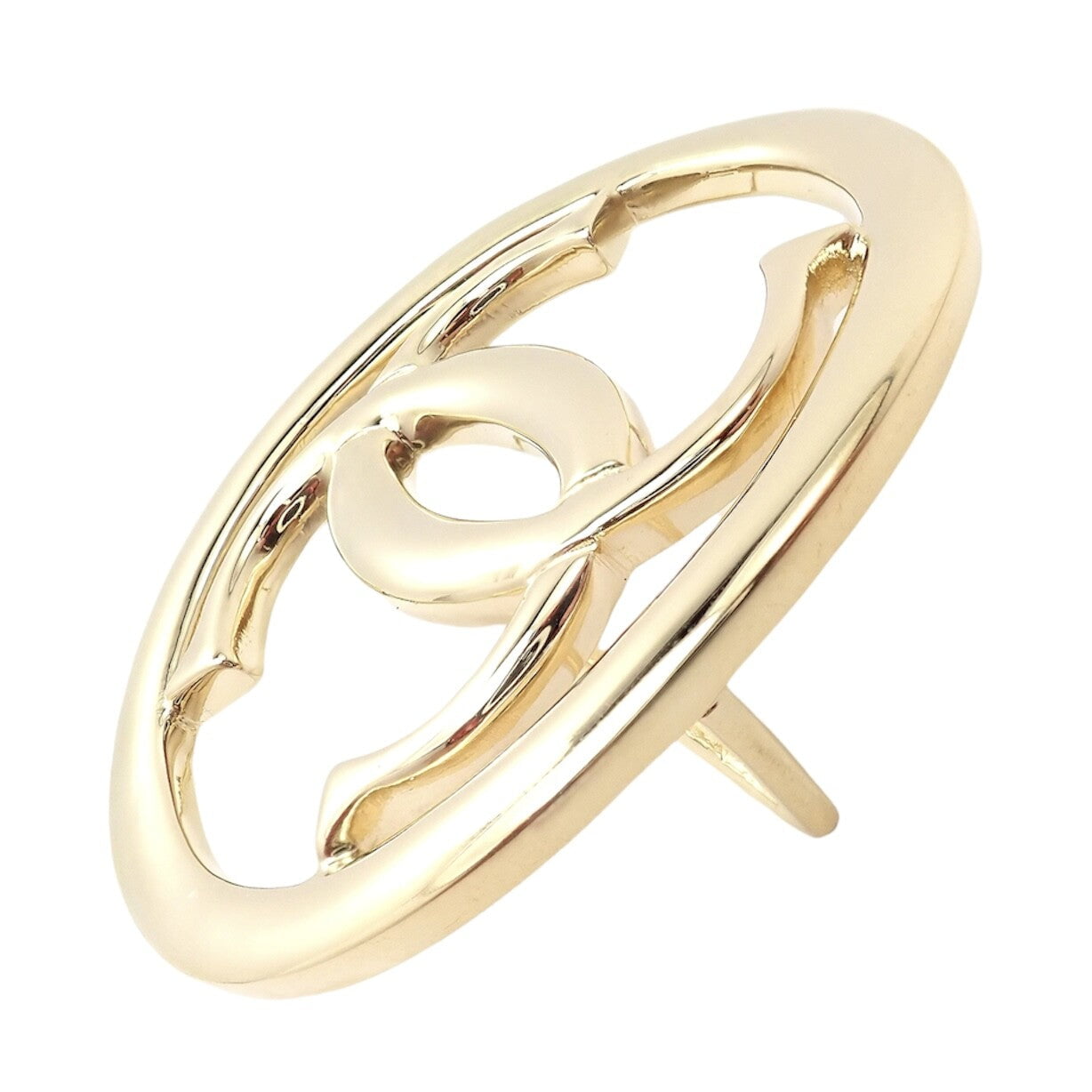 Cartier Clothing, Shoes & Accessories:Women:Women's Accessories:Belt Buckles Rare! Cartier 18k Yellow Gold Signature Classic Large Double C Belt Buckle