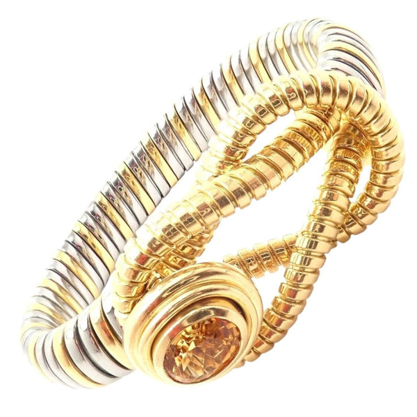 Authentic Cartier Hercules Knot 18k Yellow Gold Stainless Steel