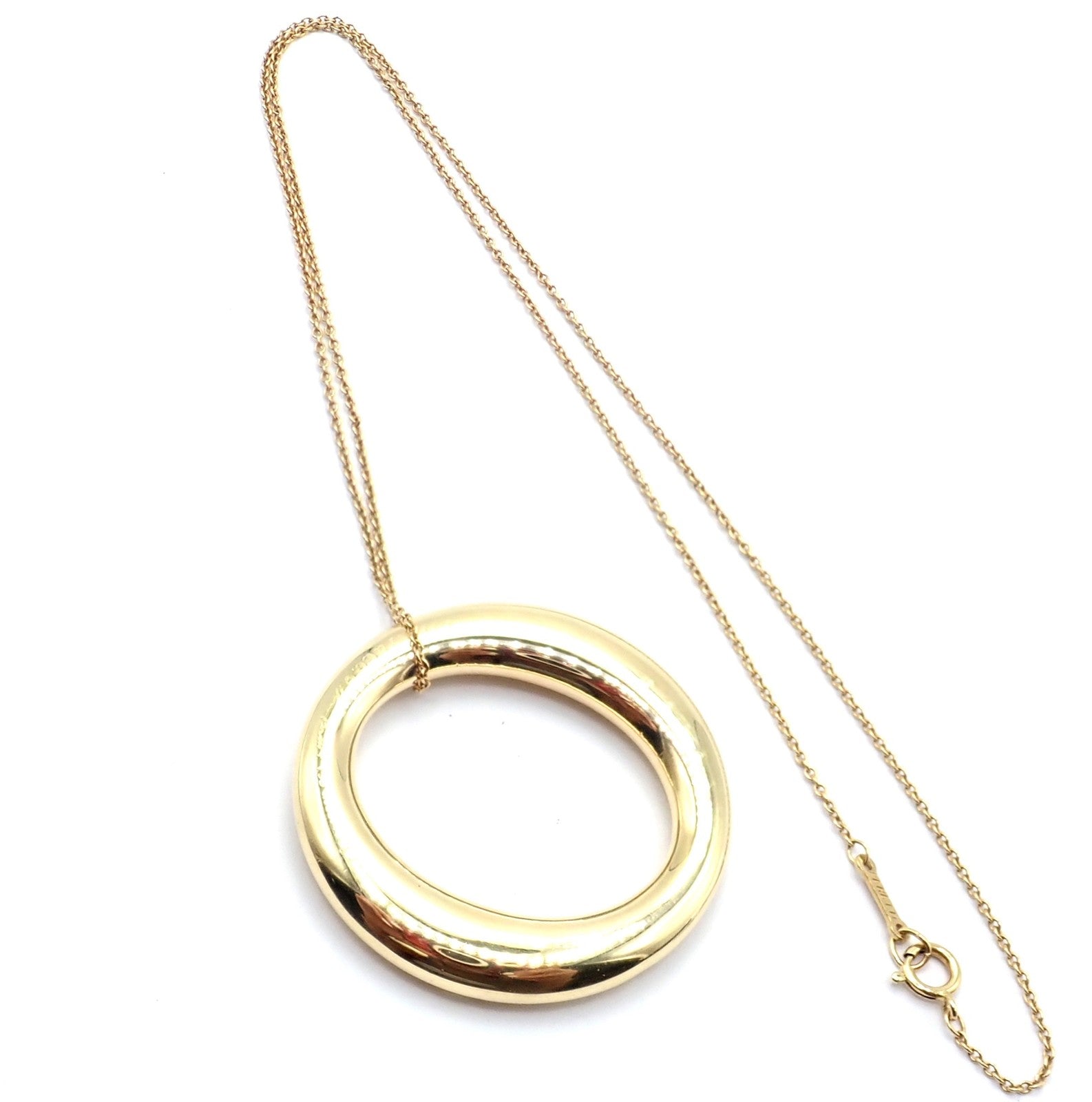 Tiffany & Co. Jewelry & Watches:Fine Jewelry:Necklaces & Pendants Authentic! Tiffany & Co Sevillana 18k Yellow Gold Peretti Large Pendant Necklace