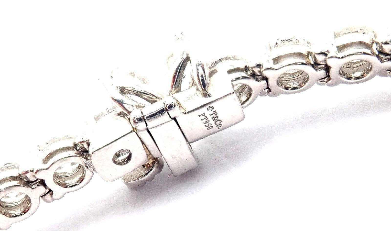 Tiffany & Co. Jewelry & Watches:Fine Jewelry:Bracelets & Charms Authentic! Tiffany & Co Victoria Platinum 6.53ct Diamond Line Tennis Bracelet