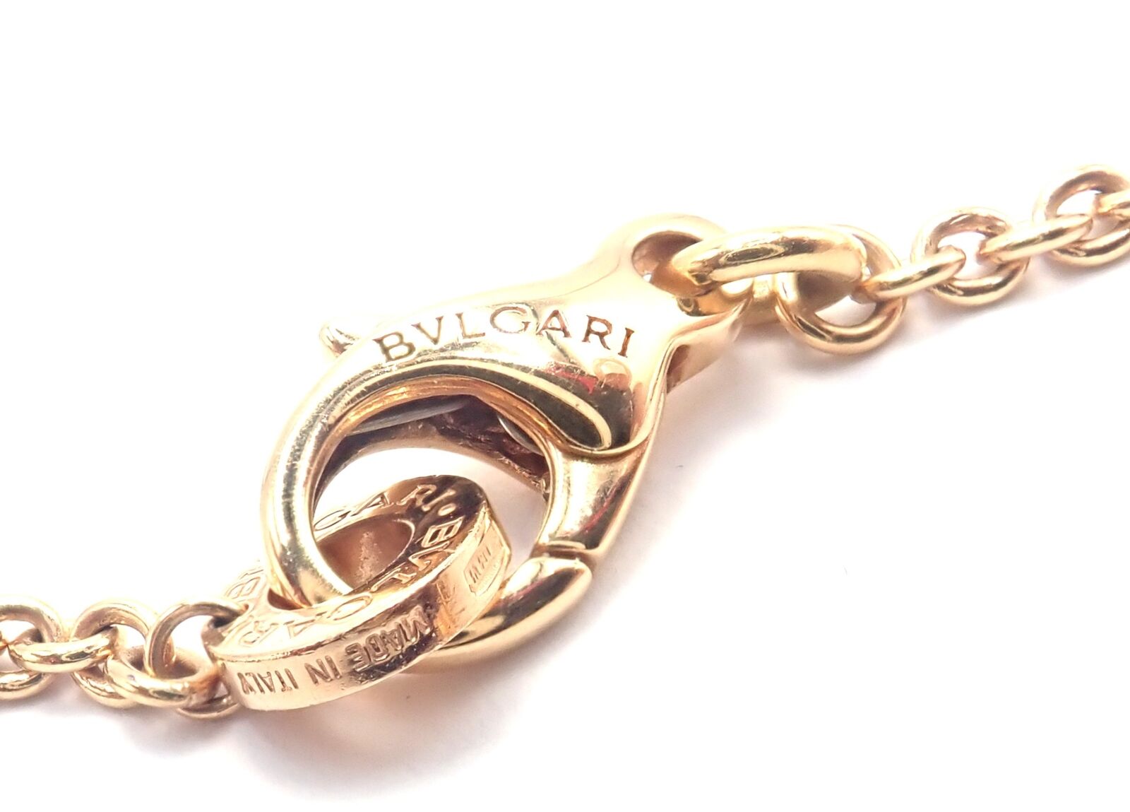 Bvlgari Jewelry & Watches:Fine Jewelry:Necklaces & Pendants Authentic! Bvlgari Bulgari 18k Rose Gold Multi Gemstone 38" Long Necklace