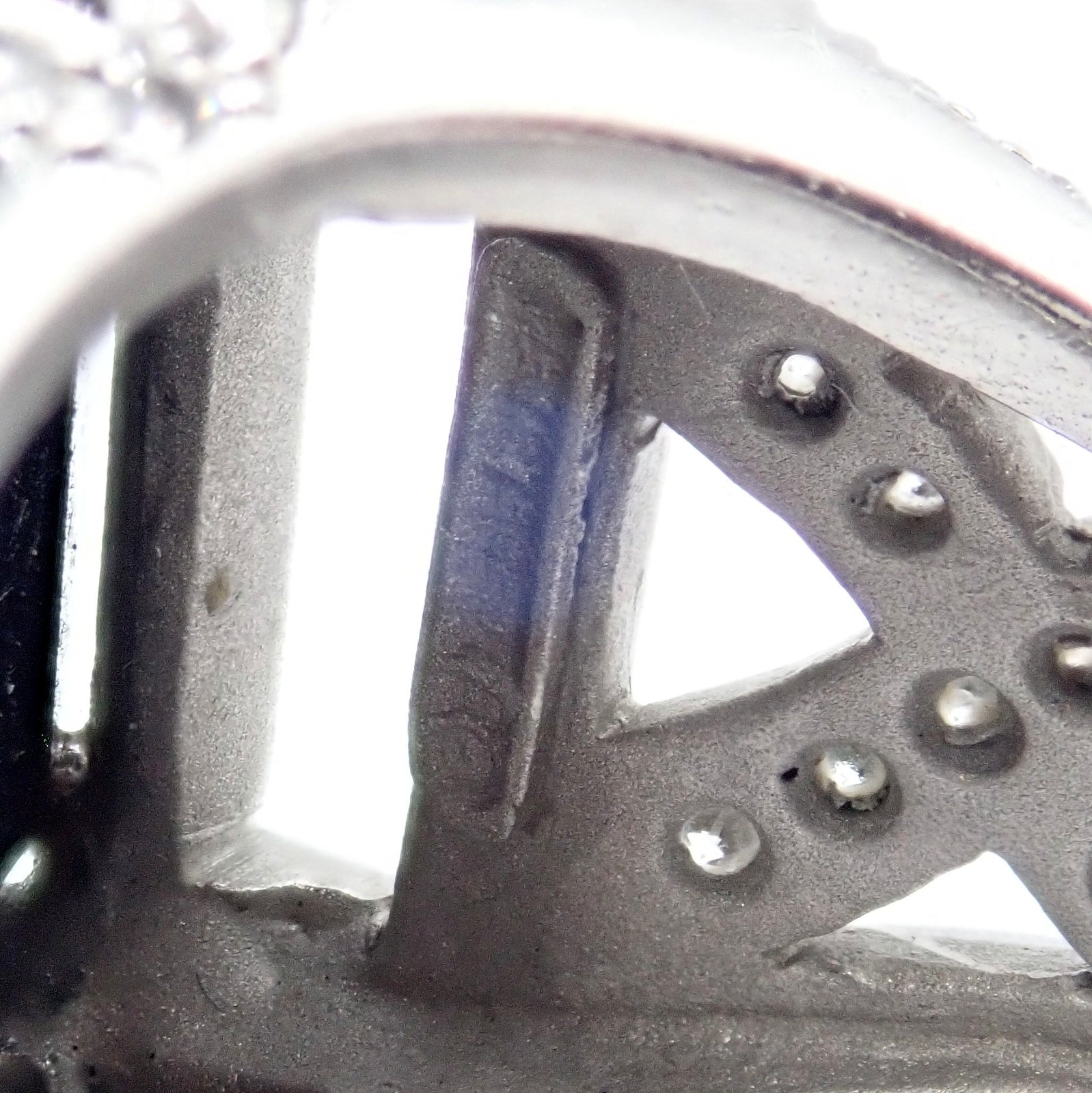 Kieselstein Cord Jewelry & Watches:Fine Jewelry:Rings Kieselstein Cord Platinum 3ctw Diamond Black Spinel Cockatil Ring 1998 sz 5.5