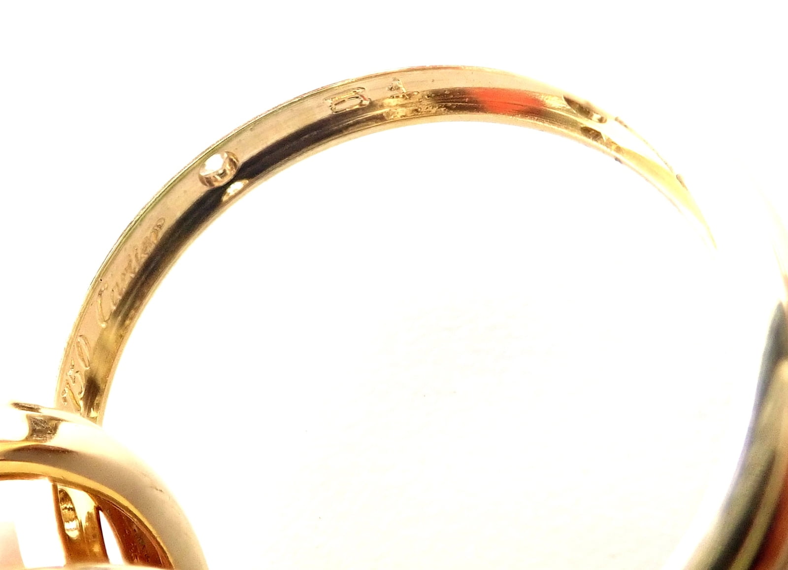 Cartier Jewelry & Watches:Fine Jewelry:Rings Authentic! Cartier 18k Yellow Gold Diamond Constellation Trinity Ring Size 51