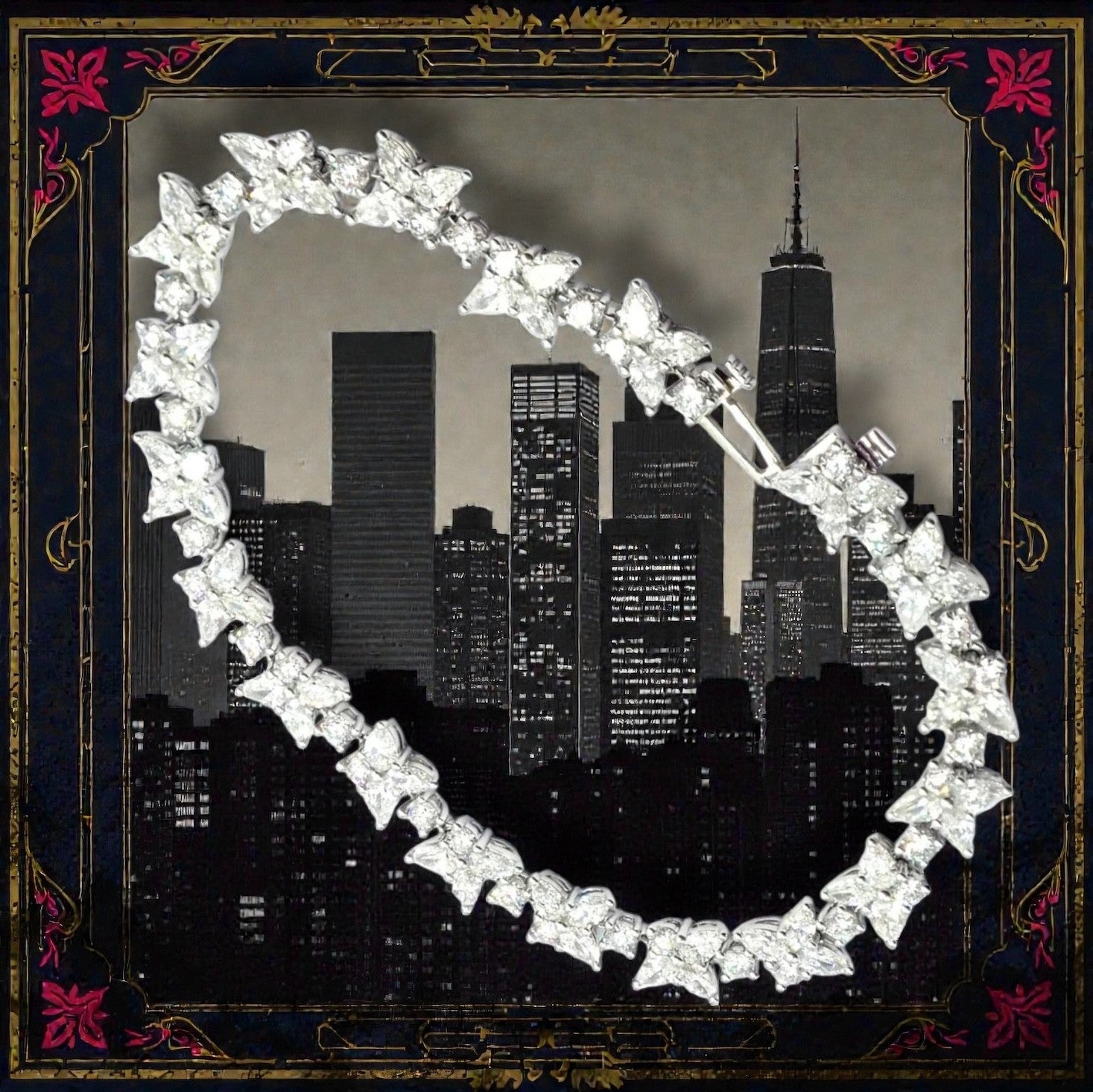 Tiffany & Co. Jewelry & Watches:Fine Jewelry:Bracelets & Charms Authentic! Tiffany & Co Victoria Platinum Diamond Mixed Cluster Bracelet