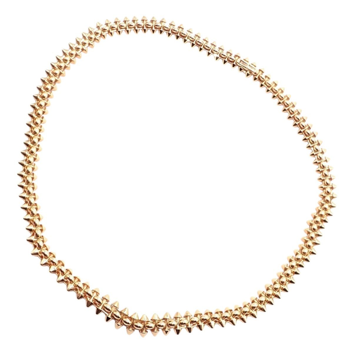 Authentic! Clash De Cartier 18k Rose Gold Necklace | Fortrove
