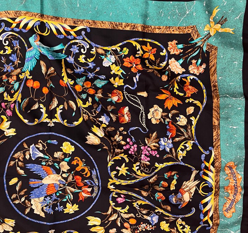 Hermes Clothing, Shoes & Accessories:Women:Women's Accessories:Scarves & Wraps Authentic RARE! Hermes Pierres D'Orient Et D'Occident Vintage 90cm Silk Scarf