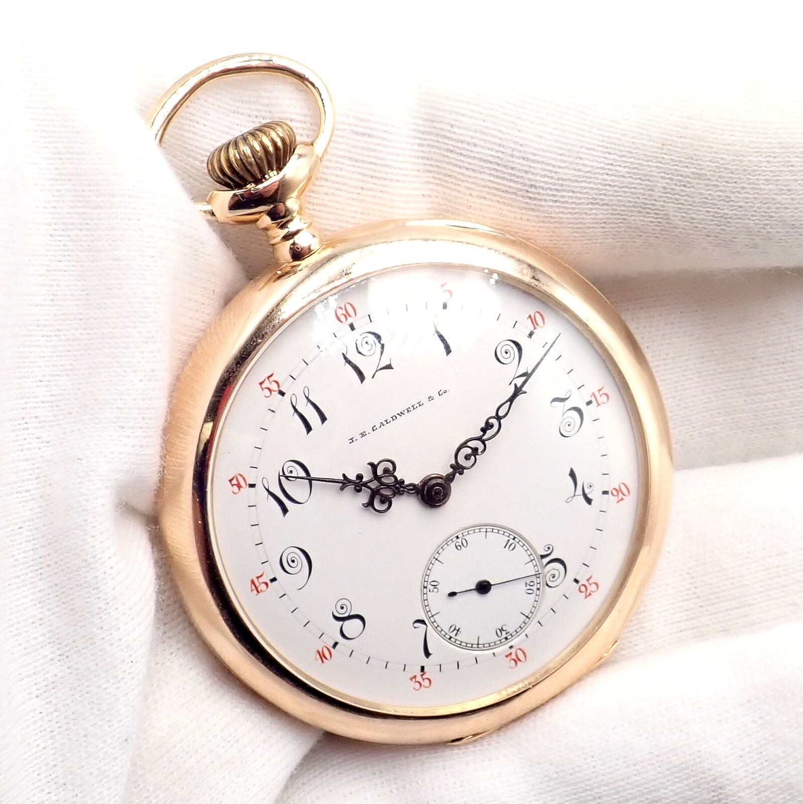 J.E. Caldwell 46mm 14k Yellow Gold Vacheron Constantin Pocket Watch c. 1890's | Fortrove