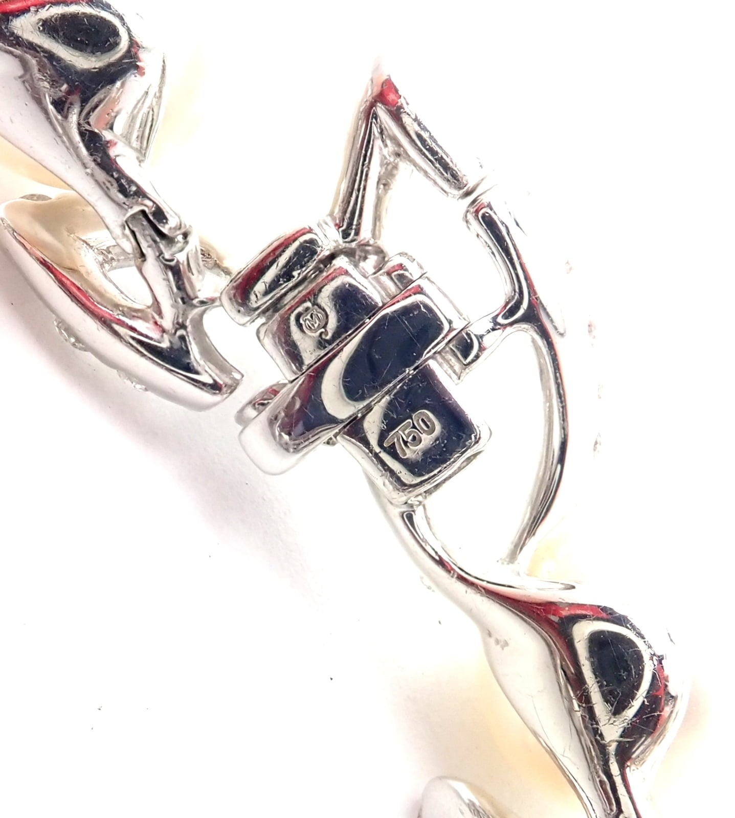 Mikimoto Jewelry & Watches:Fine Jewelry:Bracelets & Charms Rare! Authentic Mikimoto 18k White Gold 7ct Diamond 12mm Pearl Bracelet