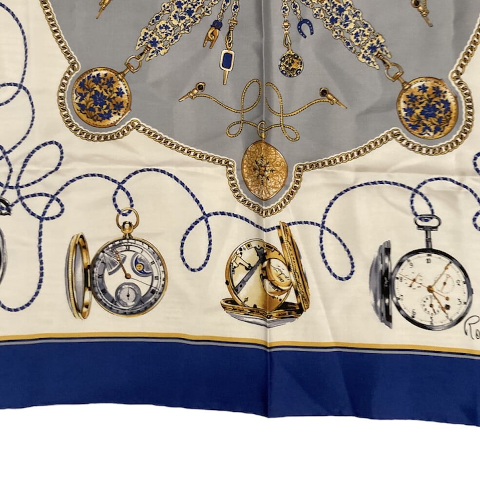 Rolex Clothing, Shoes & Accessories:Women:Women's Accessories:Scarves & Wraps Authentic RARE! Rolex Geneve Swiss Vintage 90cm Silk Scarf