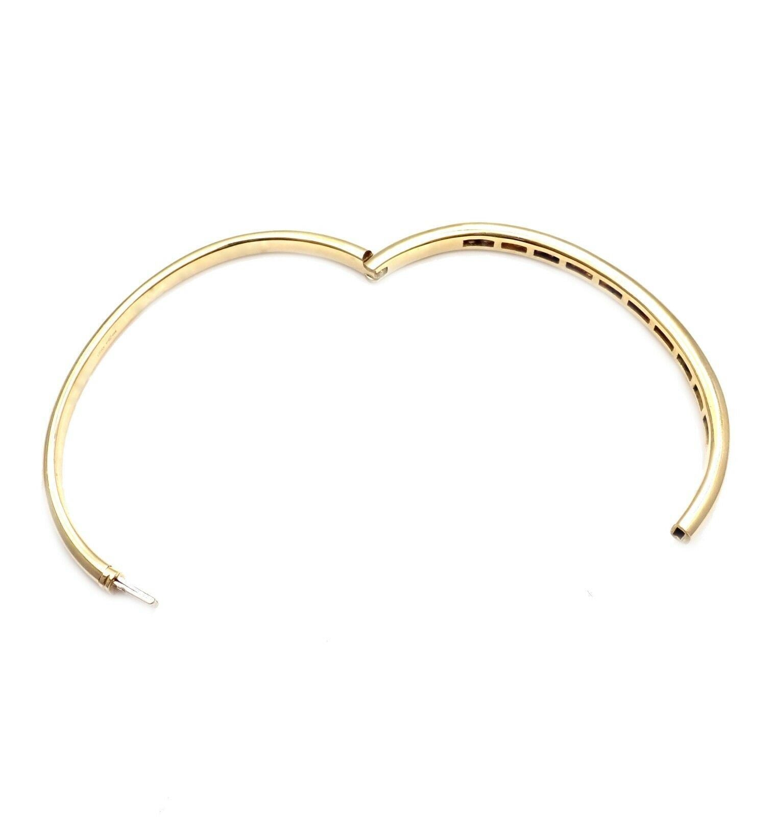 Craig Drake Jewelry & Watches:Fine Jewelry:Bracelets & Charms Rare! Craig Drake 18k Yellow Gold Diamond Sapphire Bangle Bracelet
