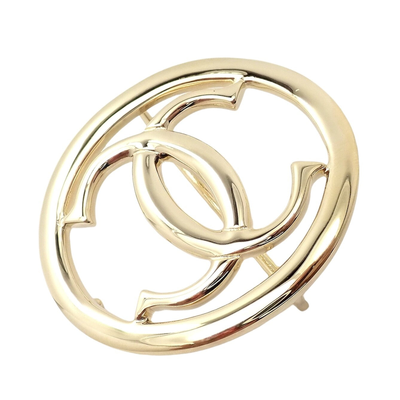 Cartier Clothing, Shoes & Accessories:Women:Women's Accessories:Belt Buckles Rare! Cartier 18k Yellow Gold Signature Classic Large Double C Belt Buckle