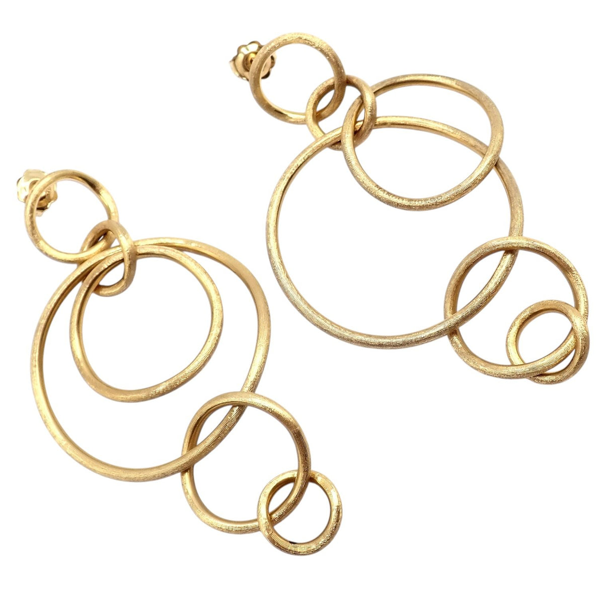 Marco Bicego Jewelry & Watches:Fine Jewelry:Earrings Authentic! Marco Bicego 18k Yellow Gold Large Jaipur Dangle Earrings