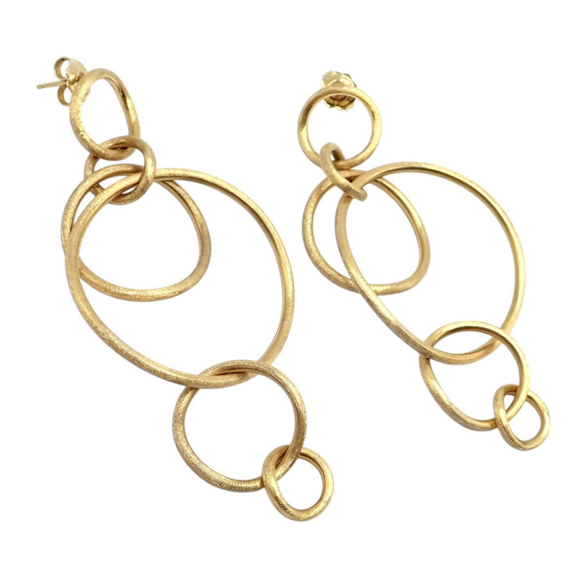 Marco Bicego Jewelry & Watches:Fine Jewelry:Earrings Authentic! Marco Bicego 18k Yellow Gold Large Jaipur Dangle Earrings