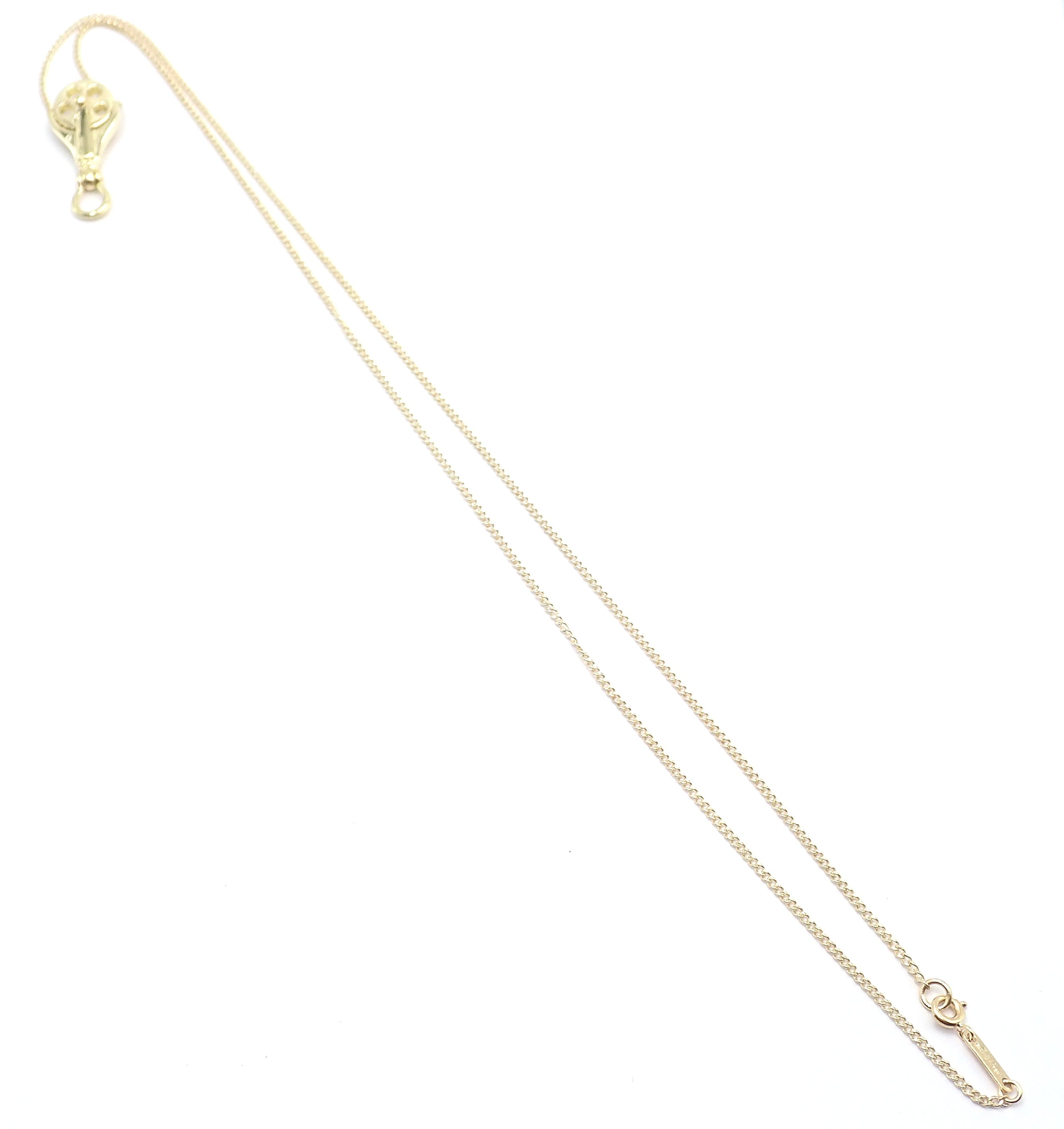 Vintage! Tiffany & Co Ralph Lauren 18k Yellow Gold Pulley Pendant Necklace | Fortrove
