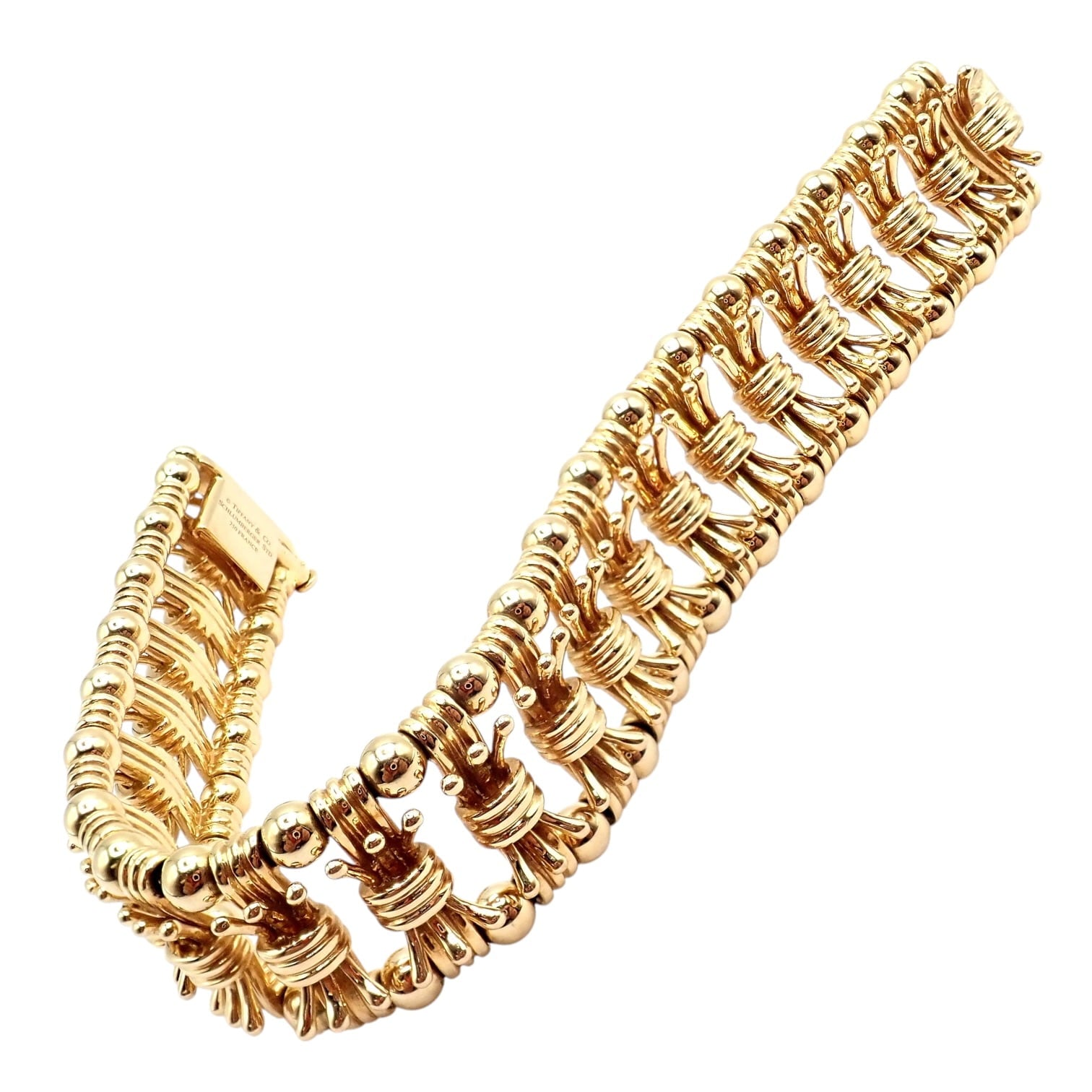 Jean Schlumberger for Tiffany & Co. Jewelry & Watches:Fine Jewelry:Bracelets & Charms Tiffany & Co Jean Schlumberger 18k Yellow Gold Bowtie Bracelet