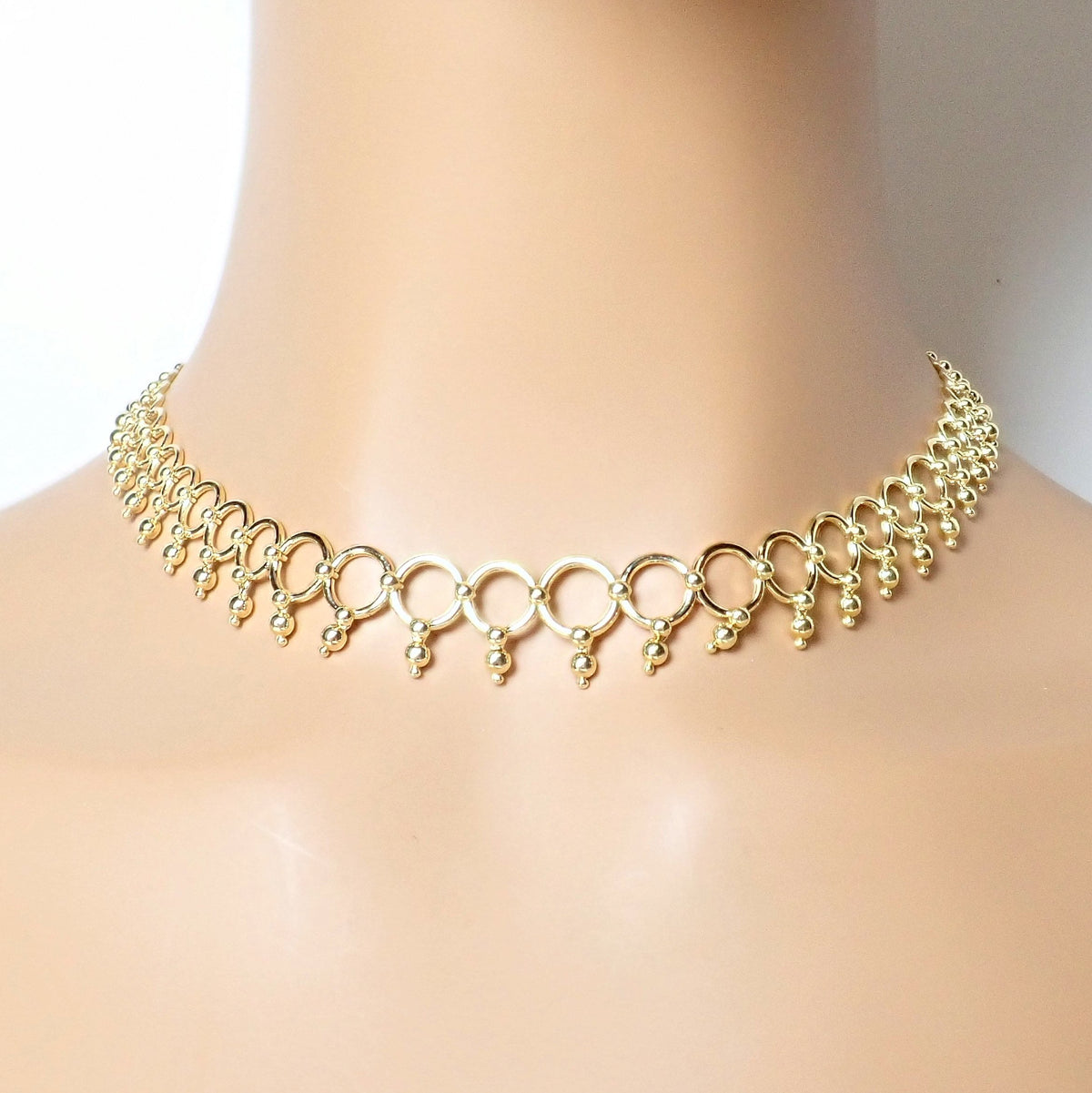 Tiffany & Co. Jewelry & Watches:Fine Jewelry:Necklaces & Pendants Vintage! Tiffany & Co 18k Yellow Gold Cleopatra Collar Necklace