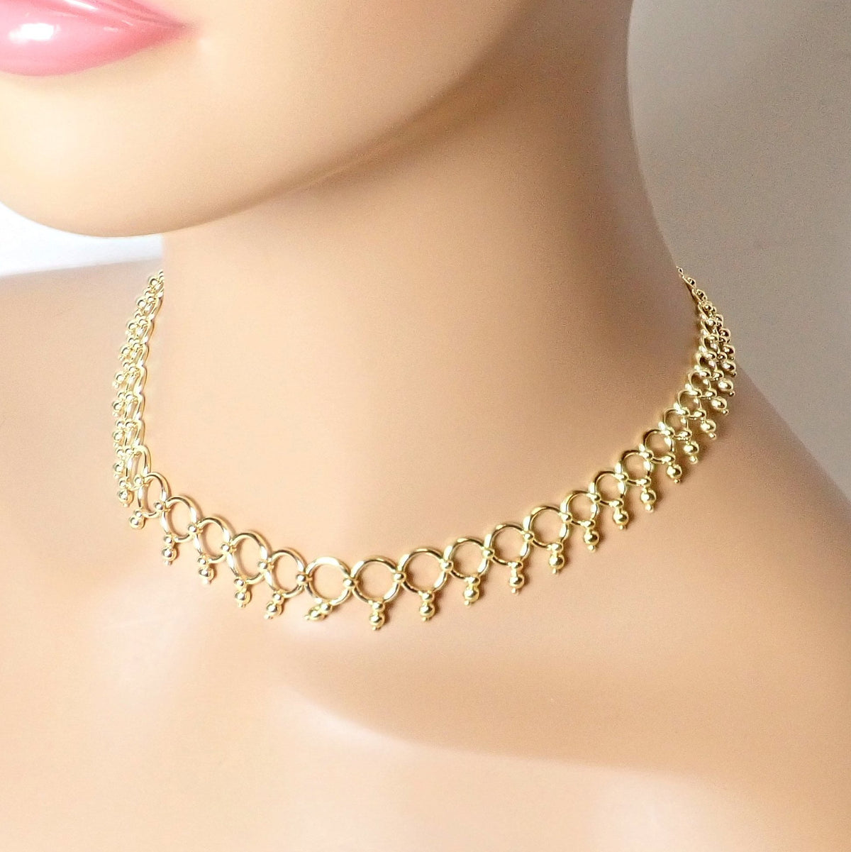 Tiffany & Co. Jewelry & Watches:Fine Jewelry:Necklaces & Pendants Vintage! Tiffany & Co 18k Yellow Gold Cleopatra Collar Necklace
