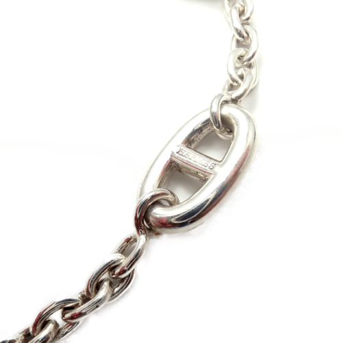 Vintage HERMES Silver Chain Necklace With Padlock Key Charm. Classic 925 Silver  Jewelry Piece From Hermes. 050601ya1 - Etsy
