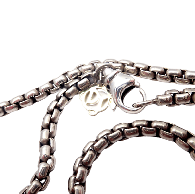 David Yurman Jewelry & Watches:Fine Jewelry:Necklaces & Pendants David Yurman 18k Yellow Gold + Silver Onyx Diamond Acorn Pendant Chain Necklace