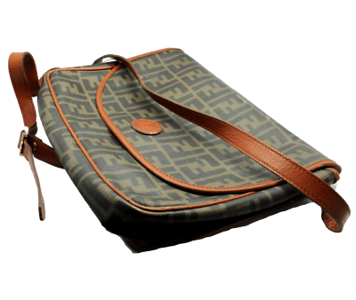Fendi, Bags, Authentic Fendi Zucca Messenger Bag