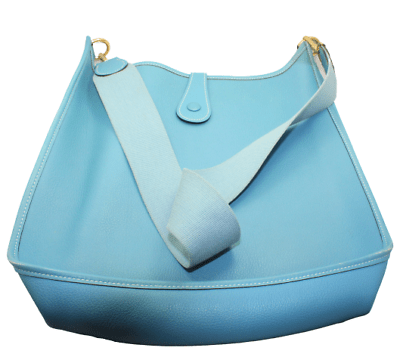 Womens Blue Leather Handbags & Purses - Accessories