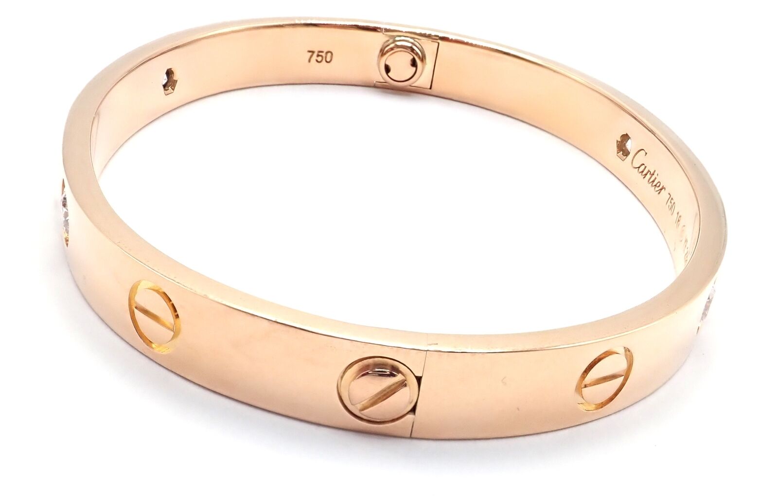 CARTIER LOVE 18ct rose-gold bracelet