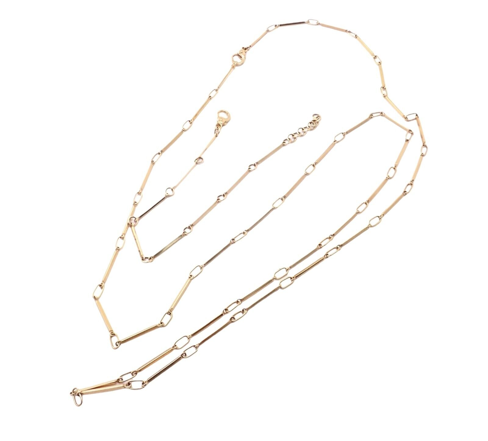 Pomellato Jewelry & Watches:Fine Jewelry:Necklaces & Pendants Rare! Vintage Pomellato 18k Rose Gold Long Chain Necklace + Bracelet Set 38.25"