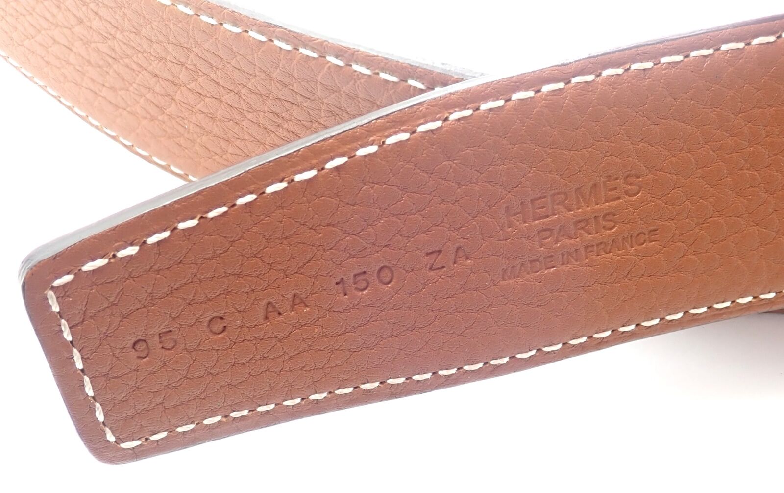 Cartier Clothing, Shoes & Accessories:Women:Women's Accessories:Belt Buckles Authentic! Hermes 18k White Gold 3.79ct Diamond Large H Buckle & Reversible Belt