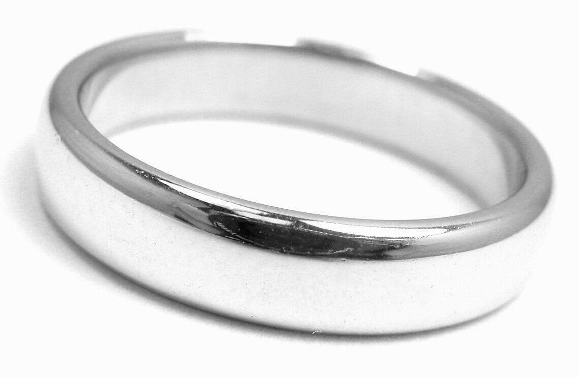 Tiffany & Co. Jewelry & Watches:Fine Jewelry:Rings AUTHENTIC! TIFFANY & CO PLATINUM 4.5MM LUCIDA WEDDING BAND RING SIZE 8.5