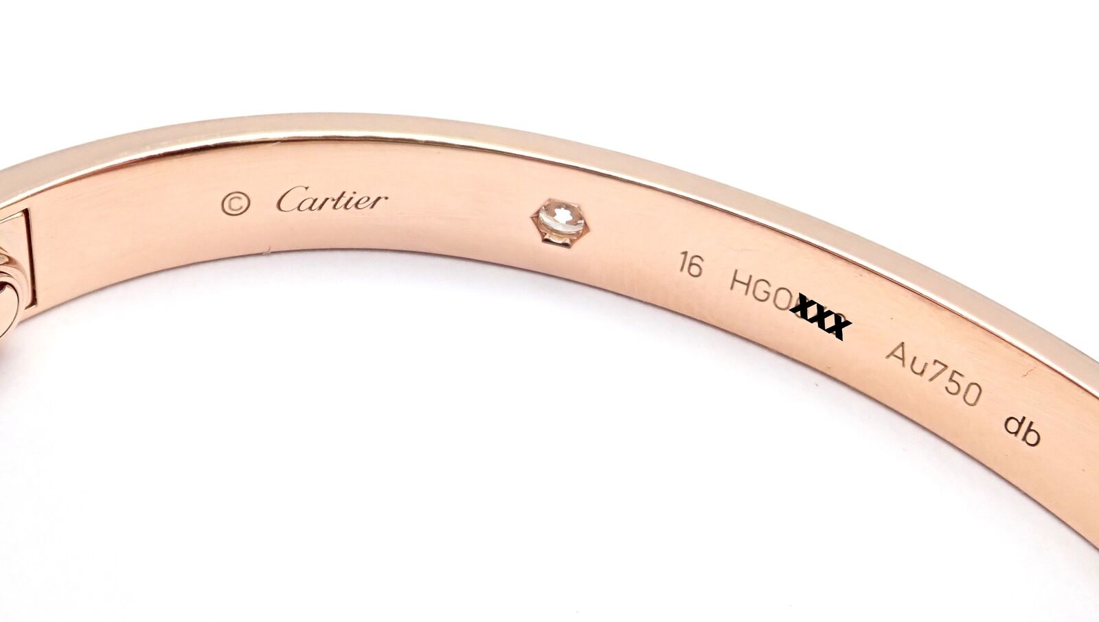 Inside of a on sale cartier love bracelet