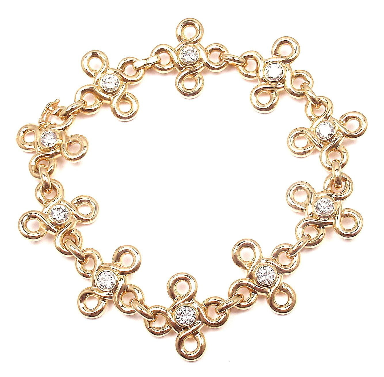Chanel chain bracelet with diamonds Clearance
