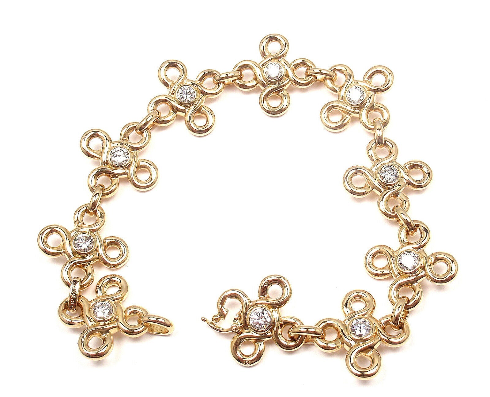 Chanel 18K Yellow Gold Diamond Bracelet