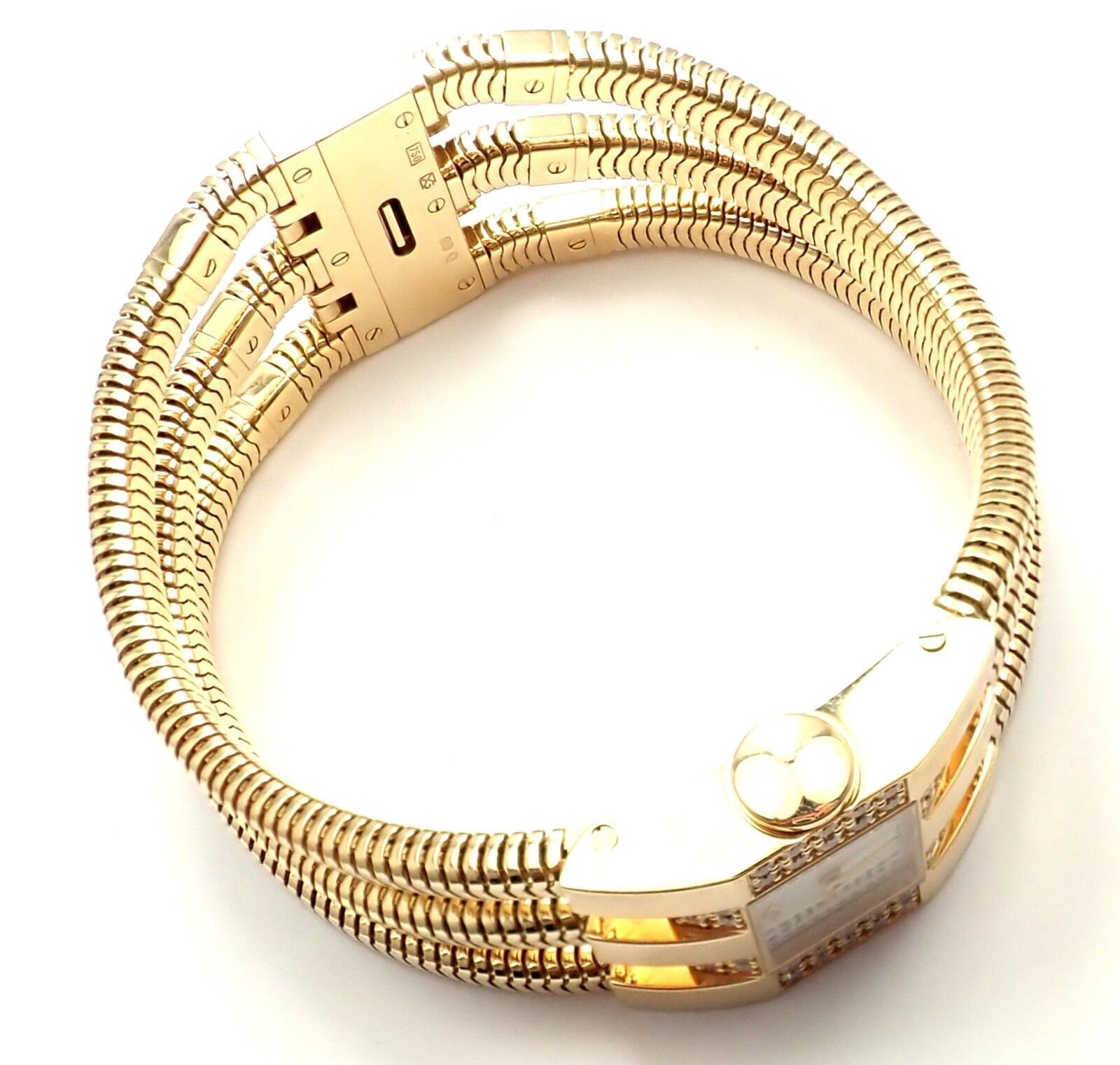 Van Cleef & Arpels Jewelry & Watches:Watches, Parts & Accessories:Watches:Wristwatches Authentic! Van Cleef & Arpels 18k Gold Diamond Liane Collection Bracelet Watch