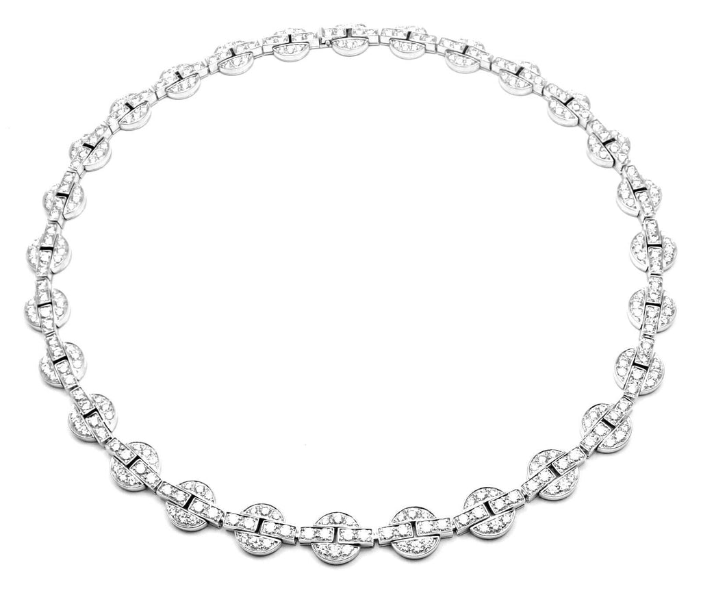 Rare! Authentic Cartier Orissa 18k White Gold Diamond Necklace Certifi