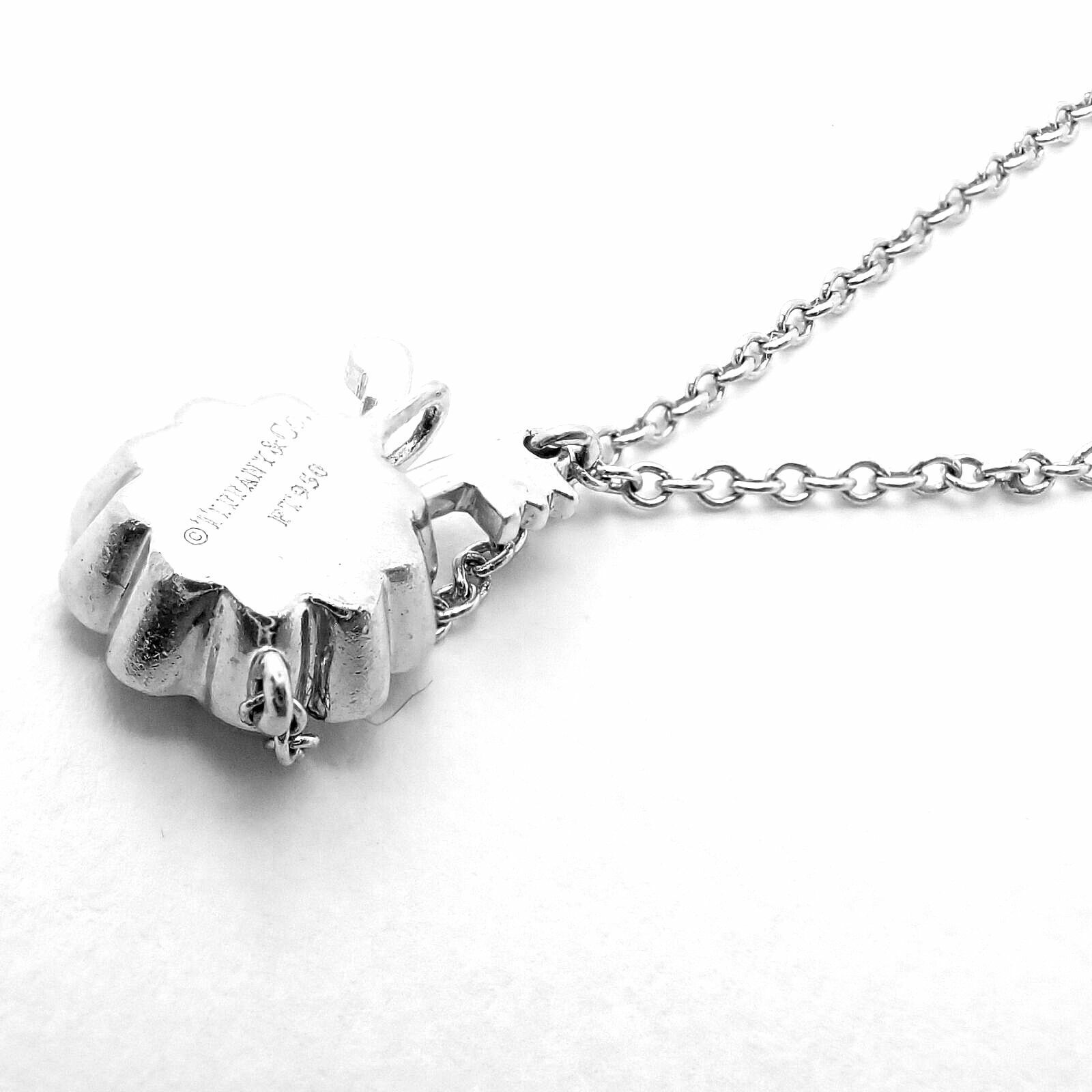 Tiffany & Co. Jewelry & Watches:Fine Jewelry:Necklaces & Pendants Authentic! Tiffany & Co Platinum Diamond Large Daisy Flower Pendant Necklace