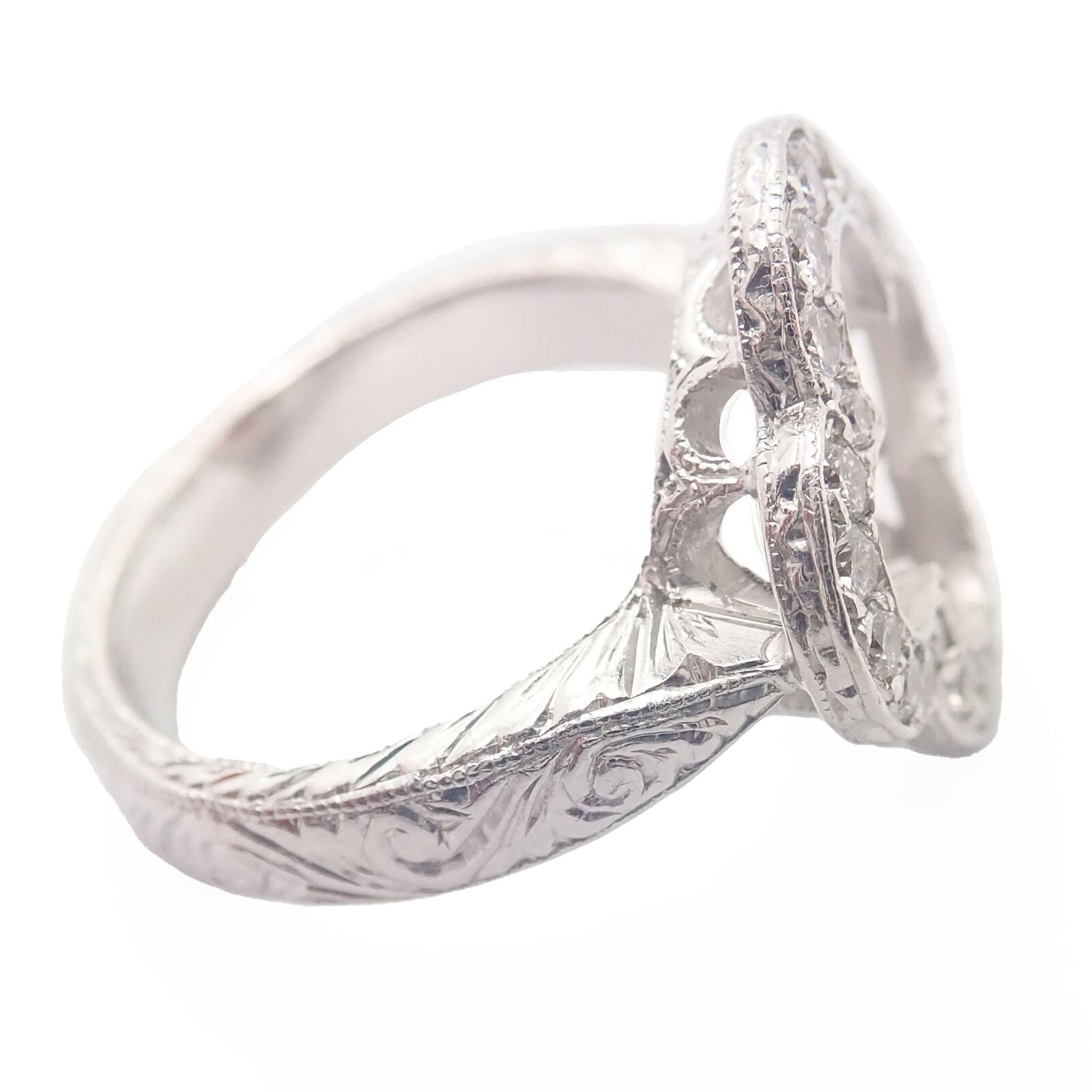 Loree Rodkin Jewelry & Watches:Fine Jewelry:Rings Rare! Authentic Loree Rodkin 18k White Gold Diamond Clover Ring