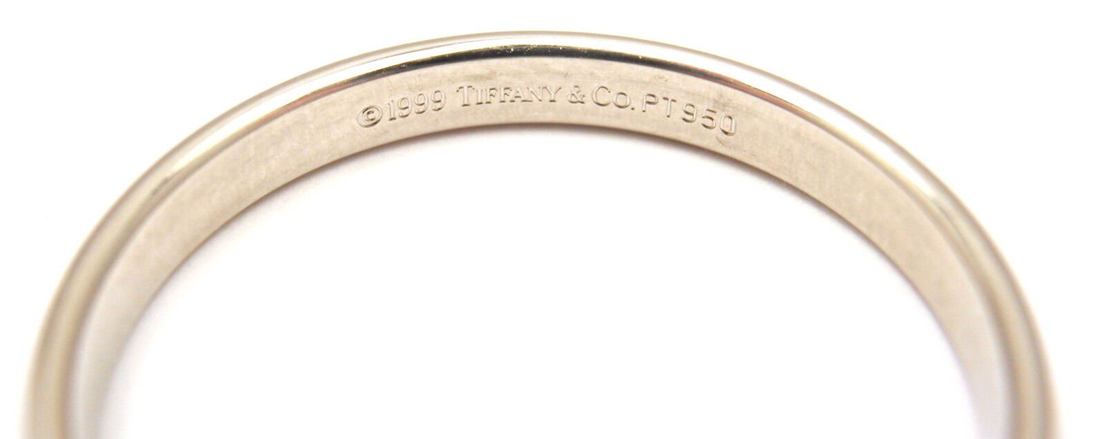 Tiffany & Co. Jewelry & Watches:Fine Jewelry:Rings TIFFANY & Co. PLATINUM 3MM MENS WEDDING BAND RING, SIZE 11.25