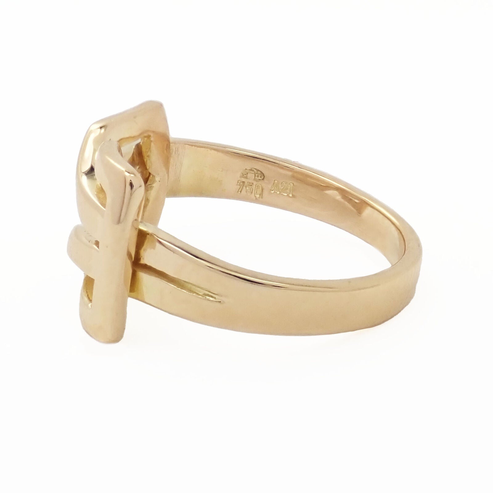 Lalaounis Jewelry & Watches:Fine Jewelry:Rings Authentic! Ilias Lalaounis Greece 18k Yellow Gold Belt Buckle Ring