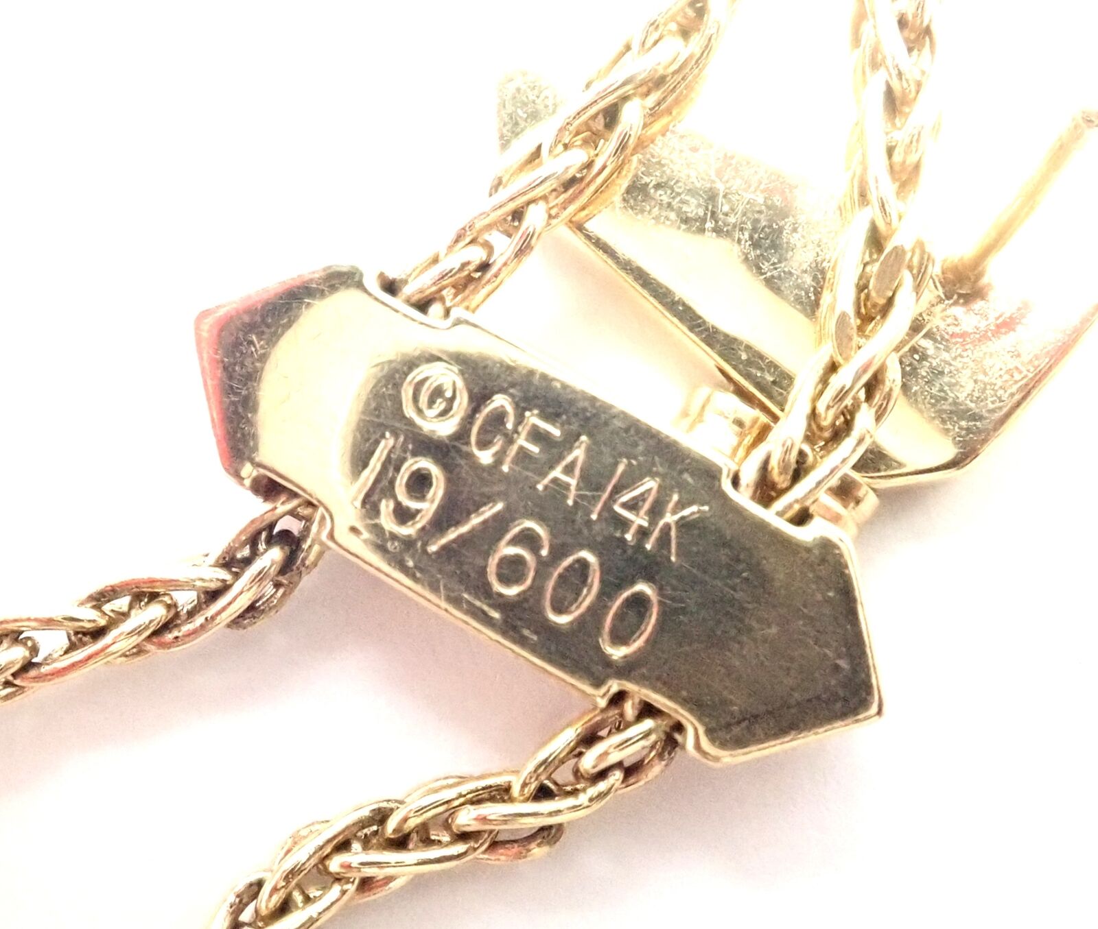 ERTE Folies 14k Yellow Gold Diamond Onyx Mother of Pearl