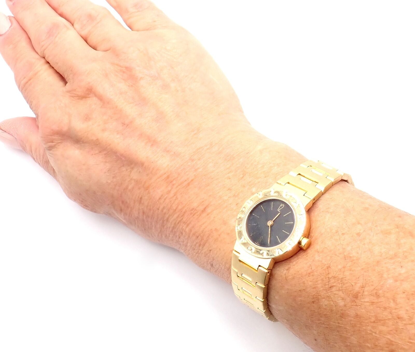 Bulgari hot sale gold watch