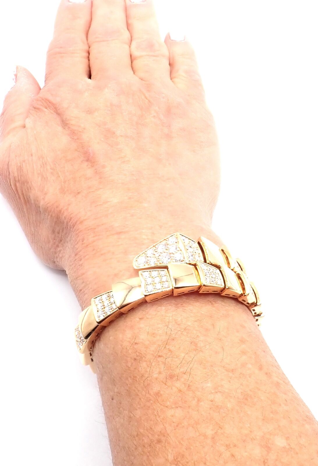 Zendaya Wears Bulgari Diamond Serpent Bracelets Stacked on Both Arms